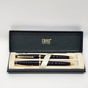 Cross 801-1 Blk BP+0.5 PEN/PENCIL Set in a Case